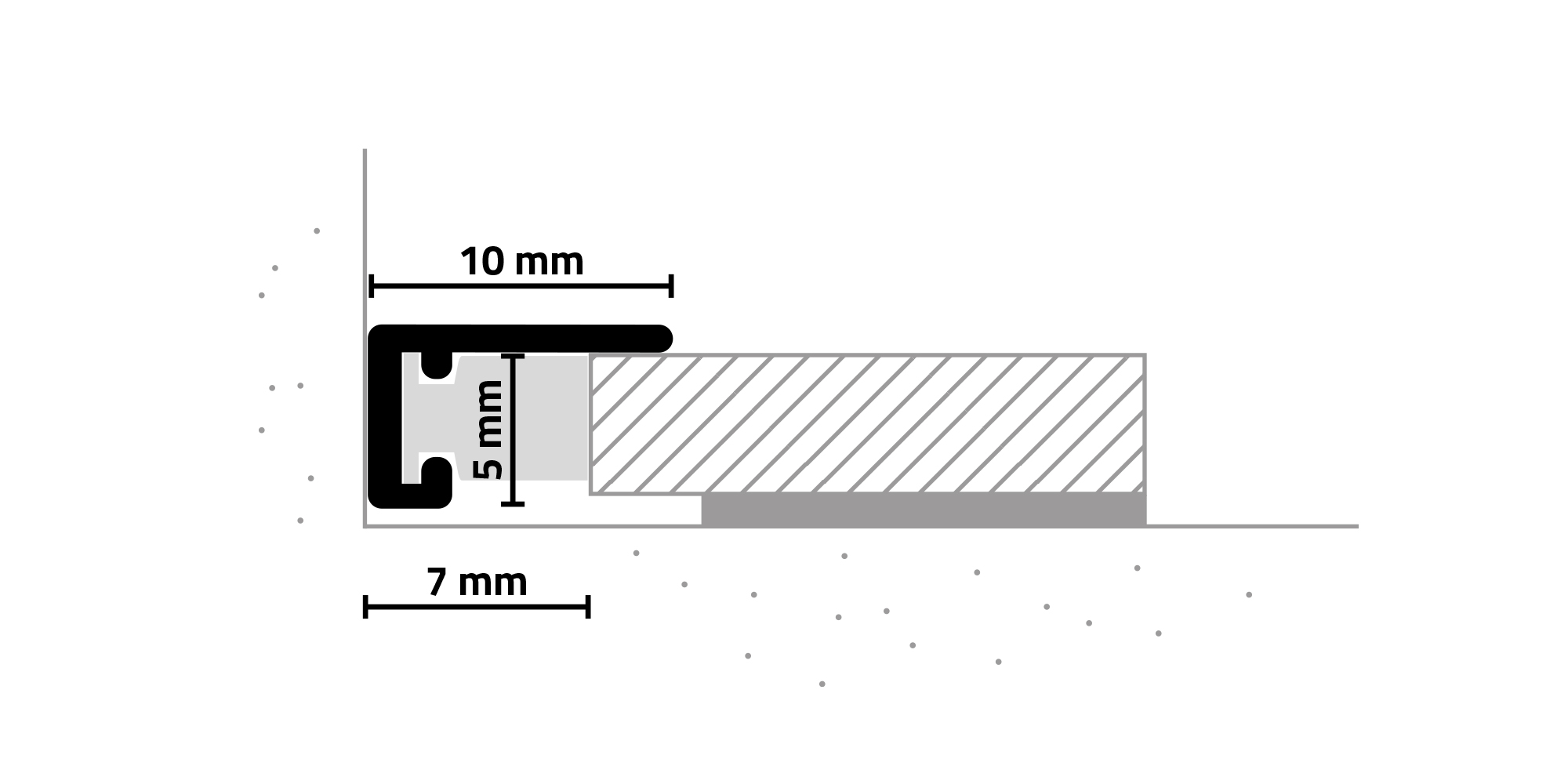 Zeichnung minileiste AL10X5